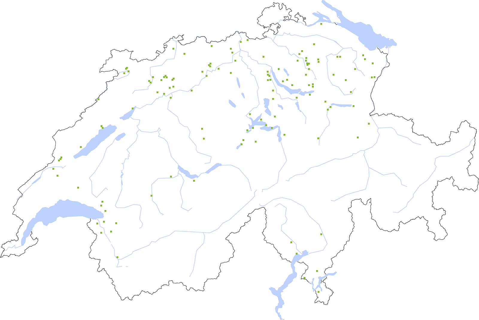 Distribution map