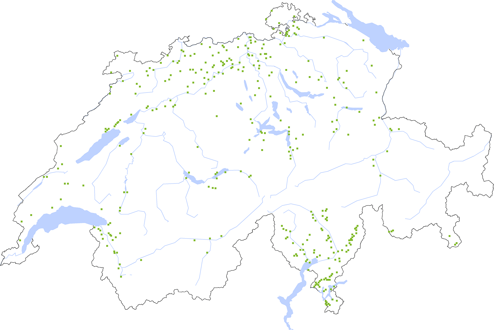 Cartes de répartition